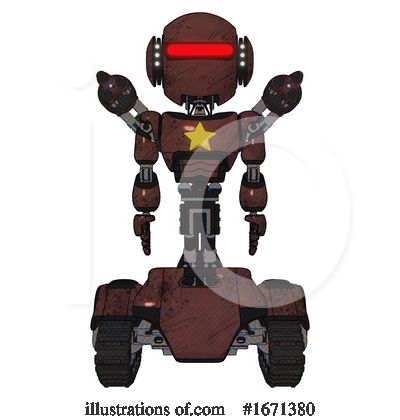 Royalty-Free (RF) Robot Clipart Illustration by Leo Blanchette - Stock Sample #1671380