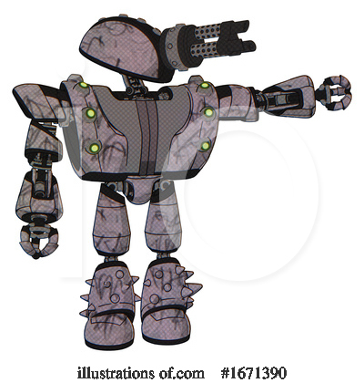 Royalty-Free (RF) Robot Clipart Illustration by Leo Blanchette - Stock Sample #1671390