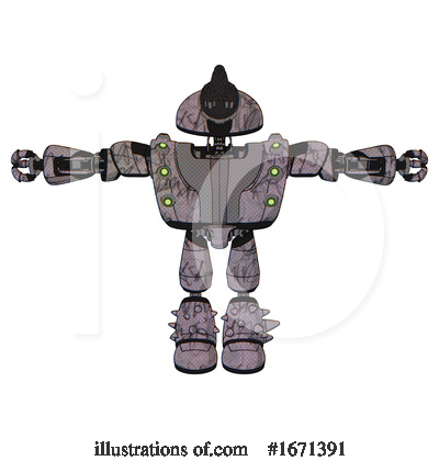 Royalty-Free (RF) Robot Clipart Illustration by Leo Blanchette - Stock Sample #1671391