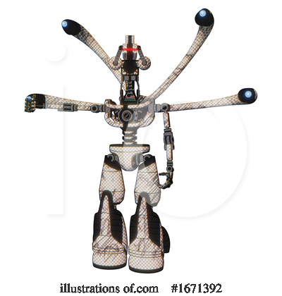 Royalty-Free (RF) Robot Clipart Illustration by Leo Blanchette - Stock Sample #1671392