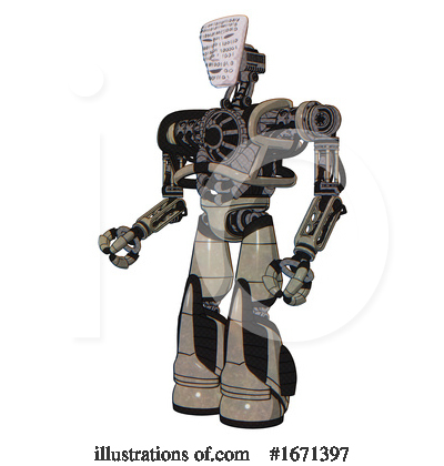 Royalty-Free (RF) Robot Clipart Illustration by Leo Blanchette - Stock Sample #1671397