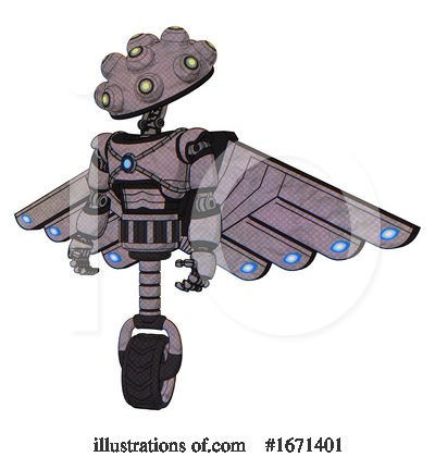 Royalty-Free (RF) Robot Clipart Illustration by Leo Blanchette - Stock Sample #1671401