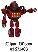 Robot Clipart #1671403 by Leo Blanchette