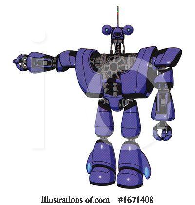 Royalty-Free (RF) Robot Clipart Illustration by Leo Blanchette - Stock Sample #1671408
