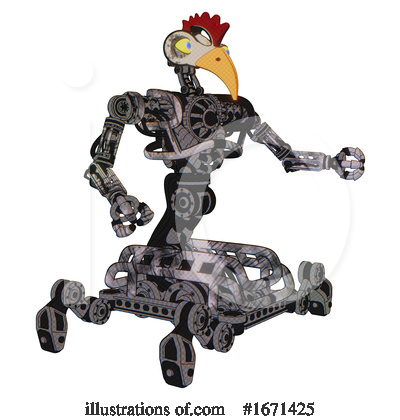 Royalty-Free (RF) Robot Clipart Illustration by Leo Blanchette - Stock Sample #1671425