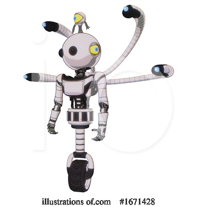 Royalty-Free (RF) Robot Clipart Illustration by Leo Blanchette - Stock Sample #1671428