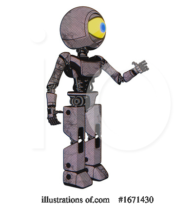 Royalty-Free (RF) Robot Clipart Illustration by Leo Blanchette - Stock Sample #1671430