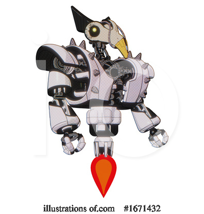 Royalty-Free (RF) Robot Clipart Illustration by Leo Blanchette - Stock Sample #1671432