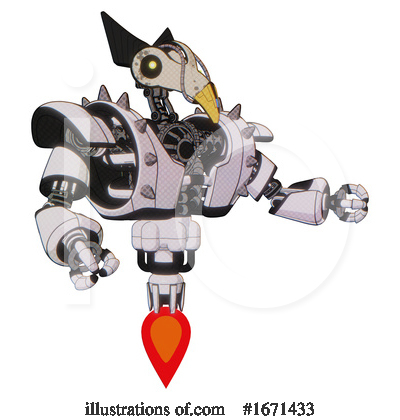 Royalty-Free (RF) Robot Clipart Illustration by Leo Blanchette - Stock Sample #1671433