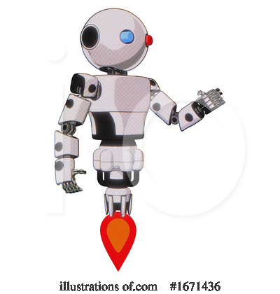 Royalty-Free (RF) Robot Clipart Illustration by Leo Blanchette - Stock Sample #1671436