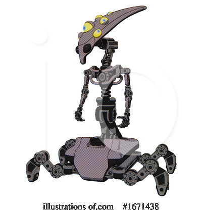 Royalty-Free (RF) Robot Clipart Illustration by Leo Blanchette - Stock Sample #1671438