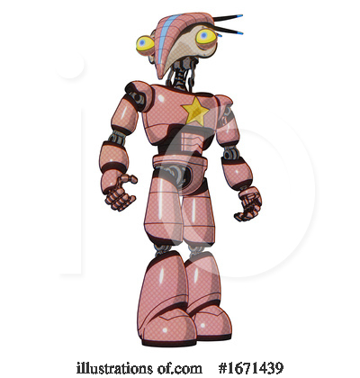 Royalty-Free (RF) Robot Clipart Illustration by Leo Blanchette - Stock Sample #1671439