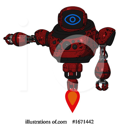 Royalty-Free (RF) Robot Clipart Illustration by Leo Blanchette - Stock Sample #1671442