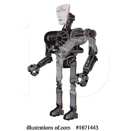 Royalty-Free (RF) Robot Clipart Illustration by Leo Blanchette - Stock Sample #1671443