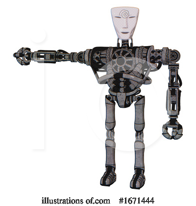 Royalty-Free (RF) Robot Clipart Illustration by Leo Blanchette - Stock Sample #1671444