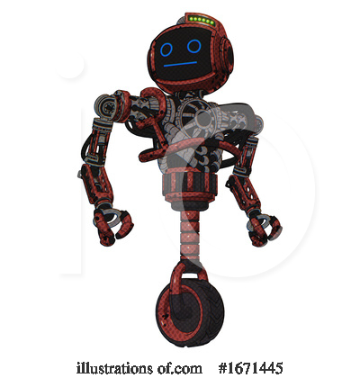 Royalty-Free (RF) Robot Clipart Illustration by Leo Blanchette - Stock Sample #1671445