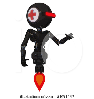 Royalty-Free (RF) Robot Clipart Illustration by Leo Blanchette - Stock Sample #1671447