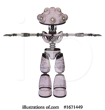 Royalty-Free (RF) Robot Clipart Illustration by Leo Blanchette - Stock Sample #1671449