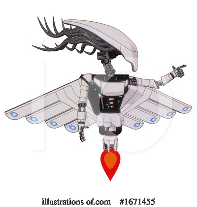 Royalty-Free (RF) Robot Clipart Illustration by Leo Blanchette - Stock Sample #1671455