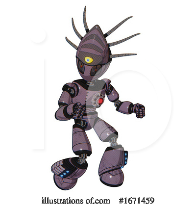 Royalty-Free (RF) Robot Clipart Illustration by Leo Blanchette - Stock Sample #1671459