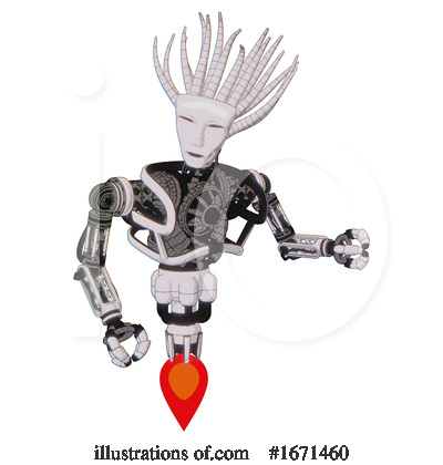 Royalty-Free (RF) Robot Clipart Illustration by Leo Blanchette - Stock Sample #1671460