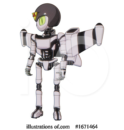 Royalty-Free (RF) Robot Clipart Illustration by Leo Blanchette - Stock Sample #1671464