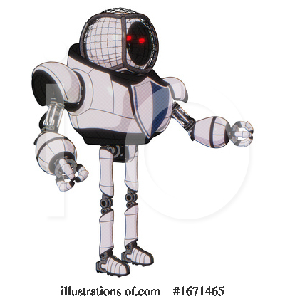 Royalty-Free (RF) Robot Clipart Illustration by Leo Blanchette - Stock Sample #1671465