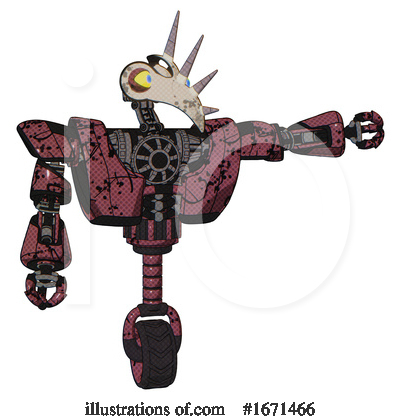 Royalty-Free (RF) Robot Clipart Illustration by Leo Blanchette - Stock Sample #1671466