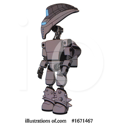Royalty-Free (RF) Robot Clipart Illustration by Leo Blanchette - Stock Sample #1671467