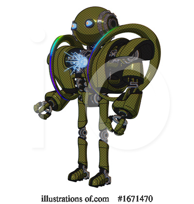Royalty-Free (RF) Robot Clipart Illustration by Leo Blanchette - Stock Sample #1671470