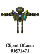 Robot Clipart #1671471 by Leo Blanchette