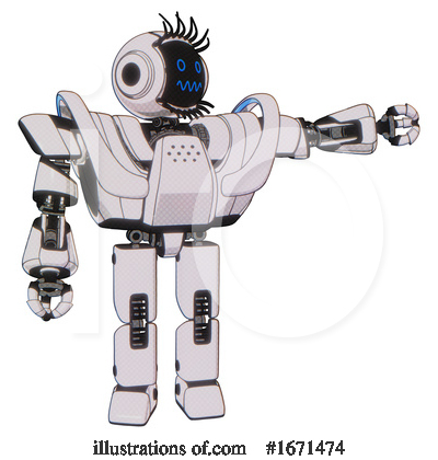 Royalty-Free (RF) Robot Clipart Illustration by Leo Blanchette - Stock Sample #1671474