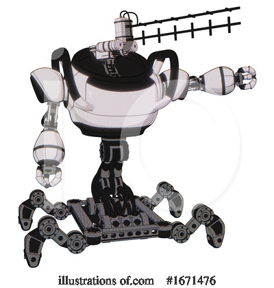 Royalty-Free (RF) Robot Clipart Illustration by Leo Blanchette - Stock Sample #1671476