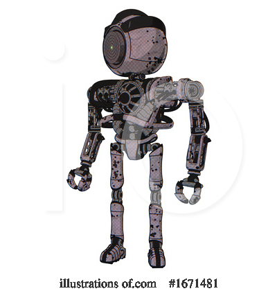 Royalty-Free (RF) Robot Clipart Illustration by Leo Blanchette - Stock Sample #1671481