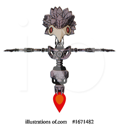 Royalty-Free (RF) Robot Clipart Illustration by Leo Blanchette - Stock Sample #1671482
