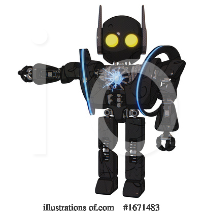 Royalty-Free (RF) Robot Clipart Illustration by Leo Blanchette - Stock Sample #1671483