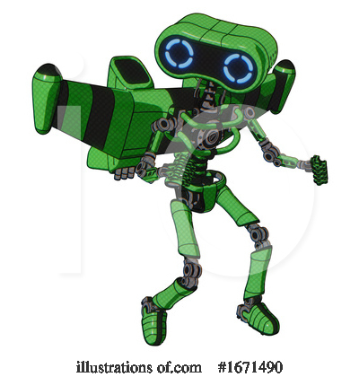 Royalty-Free (RF) Robot Clipart Illustration by Leo Blanchette - Stock Sample #1671490