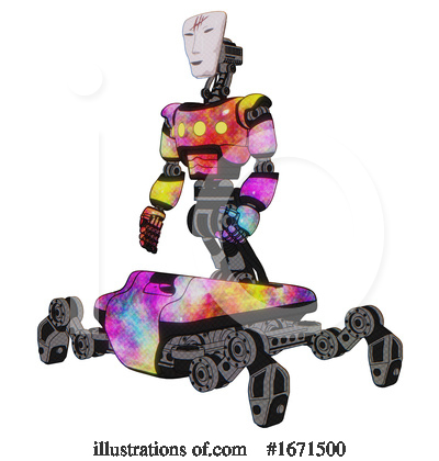 Royalty-Free (RF) Robot Clipart Illustration by Leo Blanchette - Stock Sample #1671500