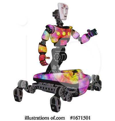 Royalty-Free (RF) Robot Clipart Illustration by Leo Blanchette - Stock Sample #1671501