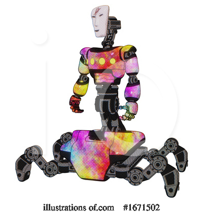 Royalty-Free (RF) Robot Clipart Illustration by Leo Blanchette - Stock Sample #1671502