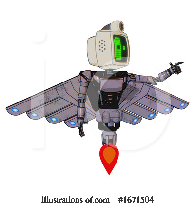 Royalty-Free (RF) Robot Clipart Illustration by Leo Blanchette - Stock Sample #1671504