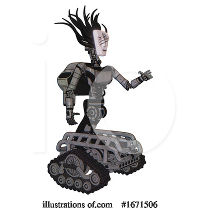 Royalty-Free (RF) Robot Clipart Illustration by Leo Blanchette - Stock Sample #1671506