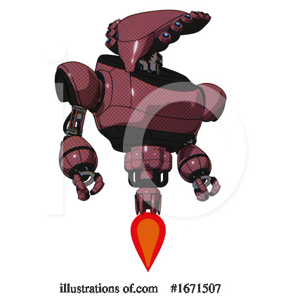 Royalty-Free (RF) Robot Clipart Illustration by Leo Blanchette - Stock Sample #1671507