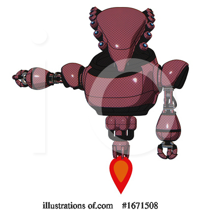 Royalty-Free (RF) Robot Clipart Illustration by Leo Blanchette - Stock Sample #1671508