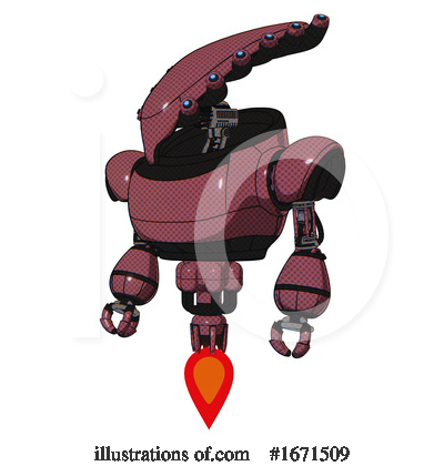 Royalty-Free (RF) Robot Clipart Illustration by Leo Blanchette - Stock Sample #1671509