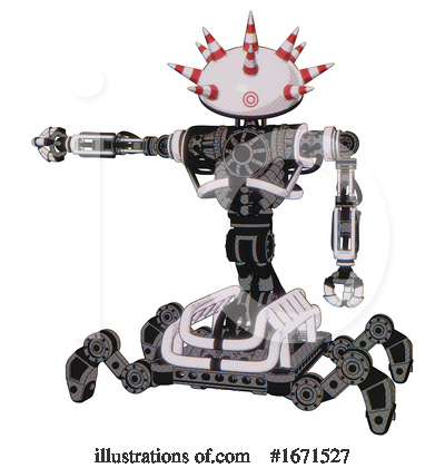 Royalty-Free (RF) Robot Clipart Illustration by Leo Blanchette - Stock Sample #1671527