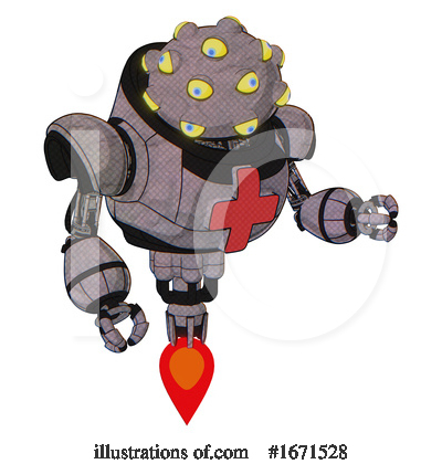 Royalty-Free (RF) Robot Clipart Illustration by Leo Blanchette - Stock Sample #1671528