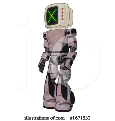 Royalty-Free (RF) Robot Clipart Illustration by Leo Blanchette - Stock Sample #1671532