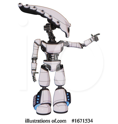 Royalty-Free (RF) Robot Clipart Illustration by Leo Blanchette - Stock Sample #1671534