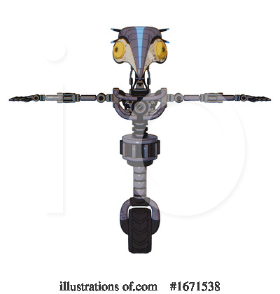 Royalty-Free (RF) Robot Clipart Illustration by Leo Blanchette - Stock Sample #1671538